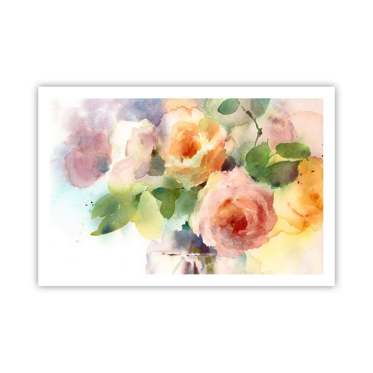 Plakat - Delikatne jak akwarela - 91x61 cm