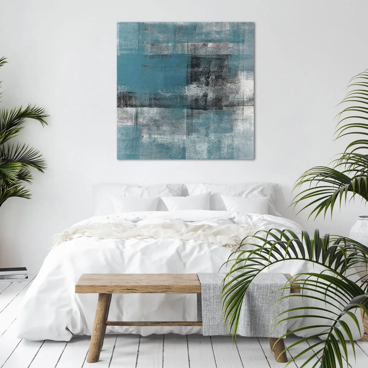 Obraz na płótnie - Woda i powietrze - 50x50 cm