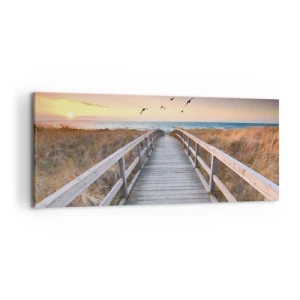 Obraz na płótnie - Przestrzeń wzlotów - 100x40 cm