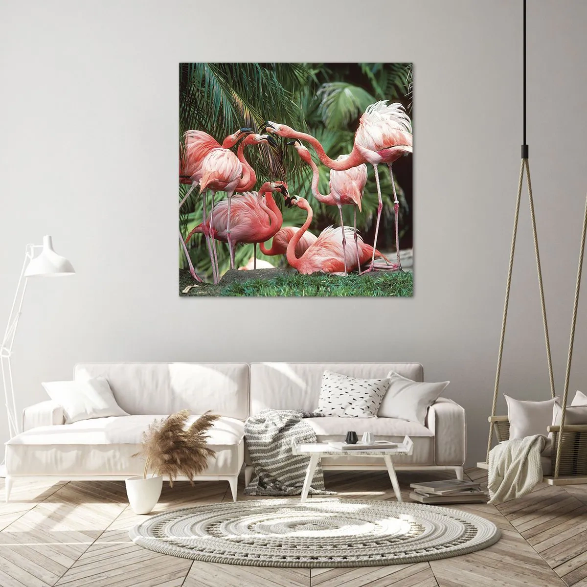 Obraz na płótnie - Popołudniowe ploteczki - 50x50 cm