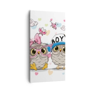 Obraz na płótnie - Kochajmy się! - 55x100 cm