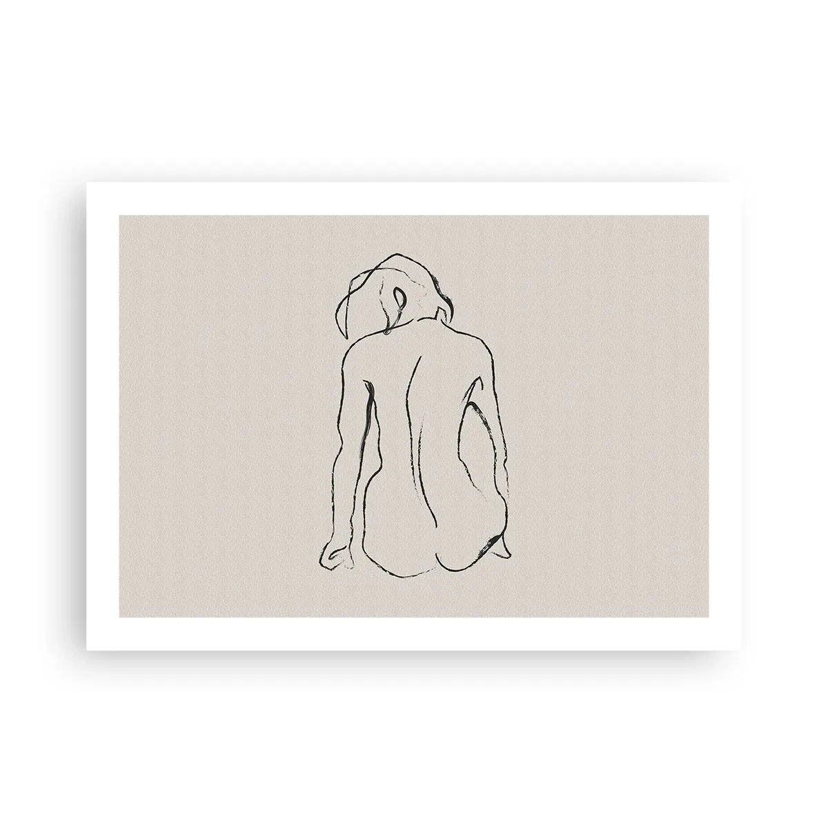 Plakat - Akt dziewczęcy - 70x50 cm