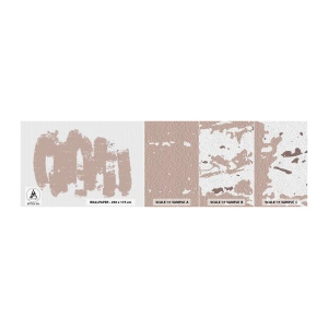 Fototapeta Próbka Samoprzylepna Deluxe Sticker - Abstrakcja w łagodnym różu - Abstrakcja, Pusto, Minimalizm - 100x30 cm