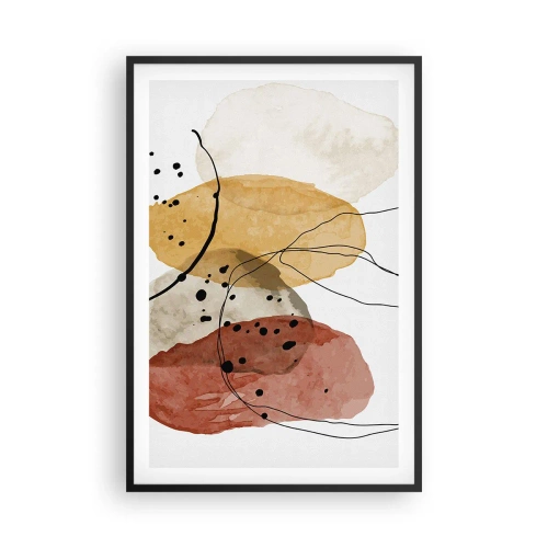 Plakat w czarnej ramie - Jak powietrze lekkie, przejrzyste - 61x91 cm