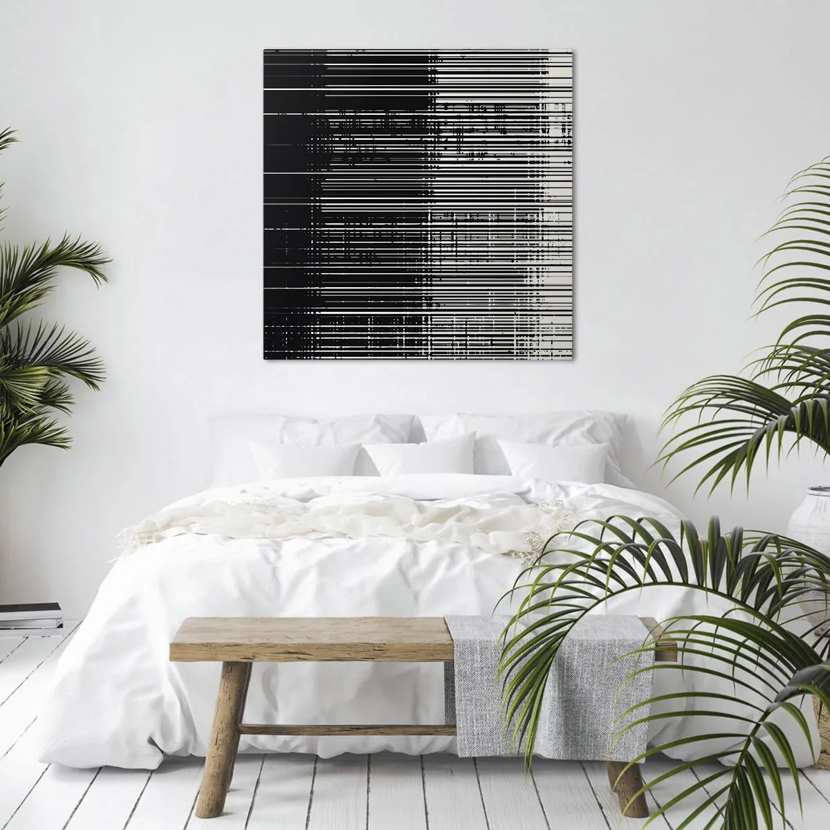 Obraz na płótnie - Fale i drgania - 40x40 cm