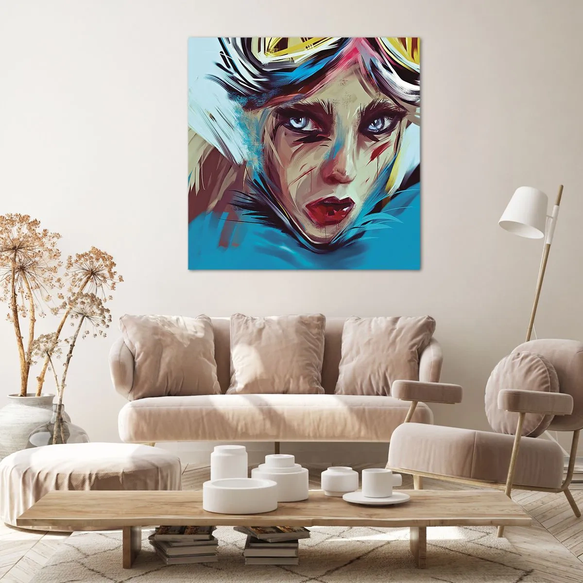 Obraz na płótnie - Wojowniczka szos - 60x60 cm