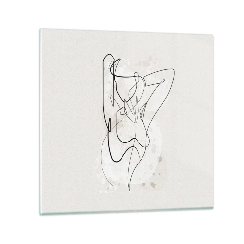 Obraz na szkle - Sztuka uwodzenia - 60x60 cm