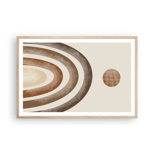 Plakat w ramie jasny dąb - W odległej galaktyce - 91x61 cm