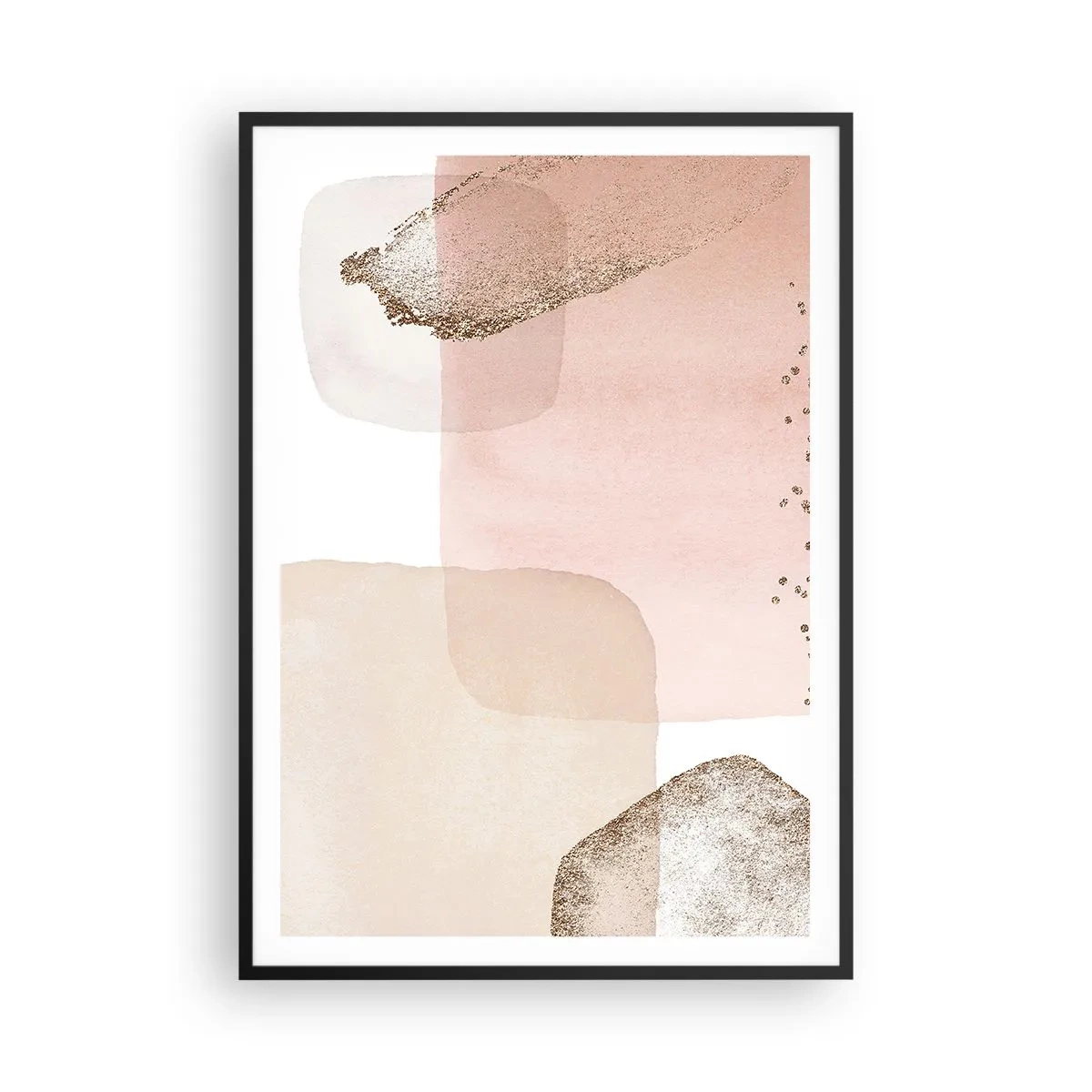 Plakat w czarnej ramie - Spojrzenie przez kolor - 70x100 cm