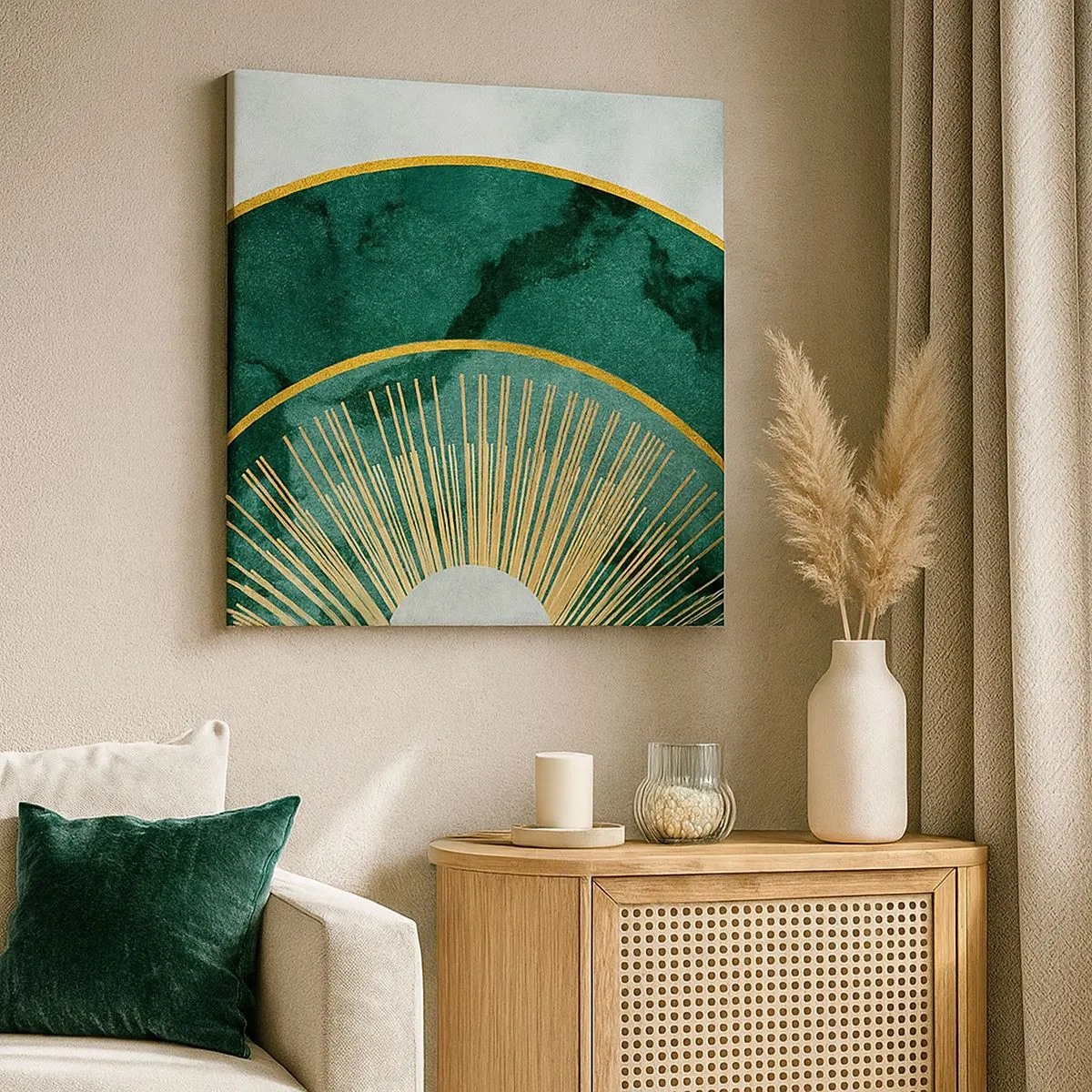 Obraz na płótnie - Inny układ słoneczny - 30x30 cm