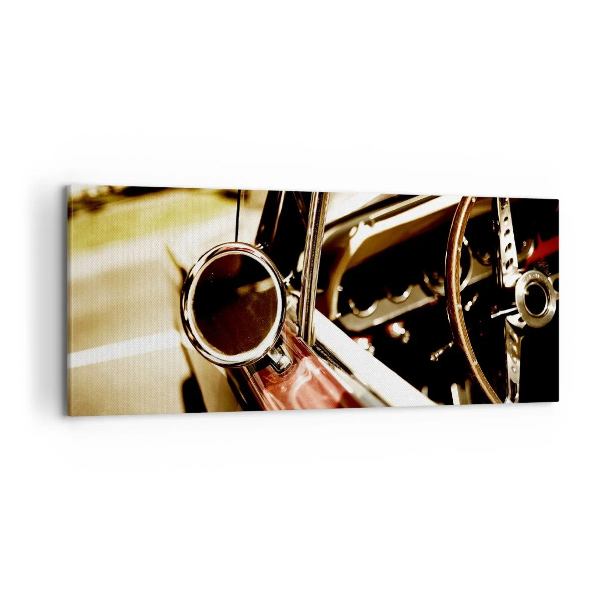 Obraz na płótnie - Auto z duszą - 100x40 cm