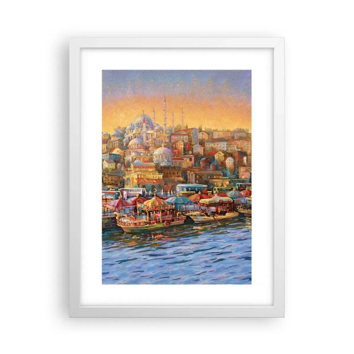 Plakat w białej ramie - Stambulska opowieść - 30x40 cm