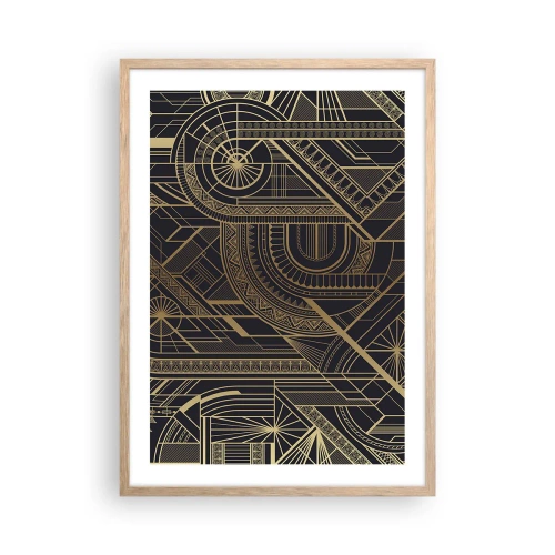 Plakat w ramie jasny dąb - Koncepty, idee, plany - 50x70 cm