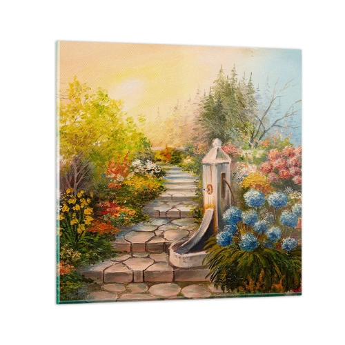 Obraz na szkle - W pełnym rozkwicie - 40x40 cm