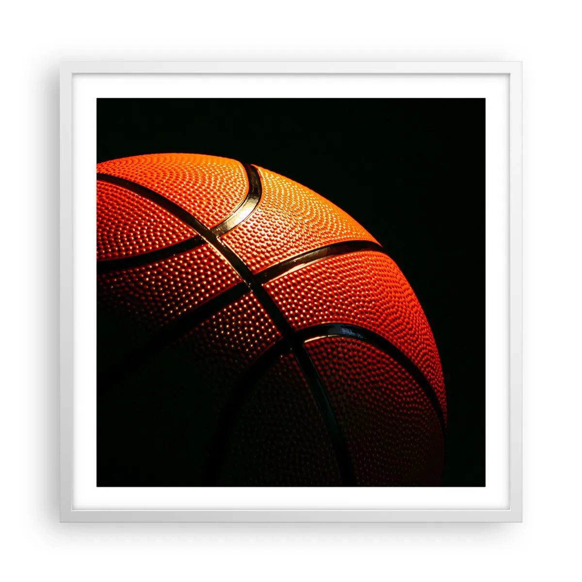 Plakat w białej ramie - Piękna jak planeta - 60x60 cm