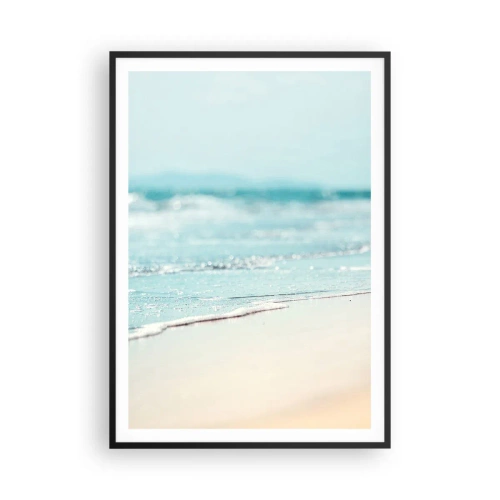 Plakat w czarnej ramie - Ciepło i szum - 70x100 cm