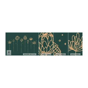 Fototapeta Próbka Samoprzylepna Deluxe Sticker - Rodzina ZIÓŁkowskich - Kwiaty, Art Deco, Minimalistyczny - 100x30 cm