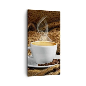 Obraz na płótnie - Zapach moki i gęstość miodowego płynu - 55x100 cm