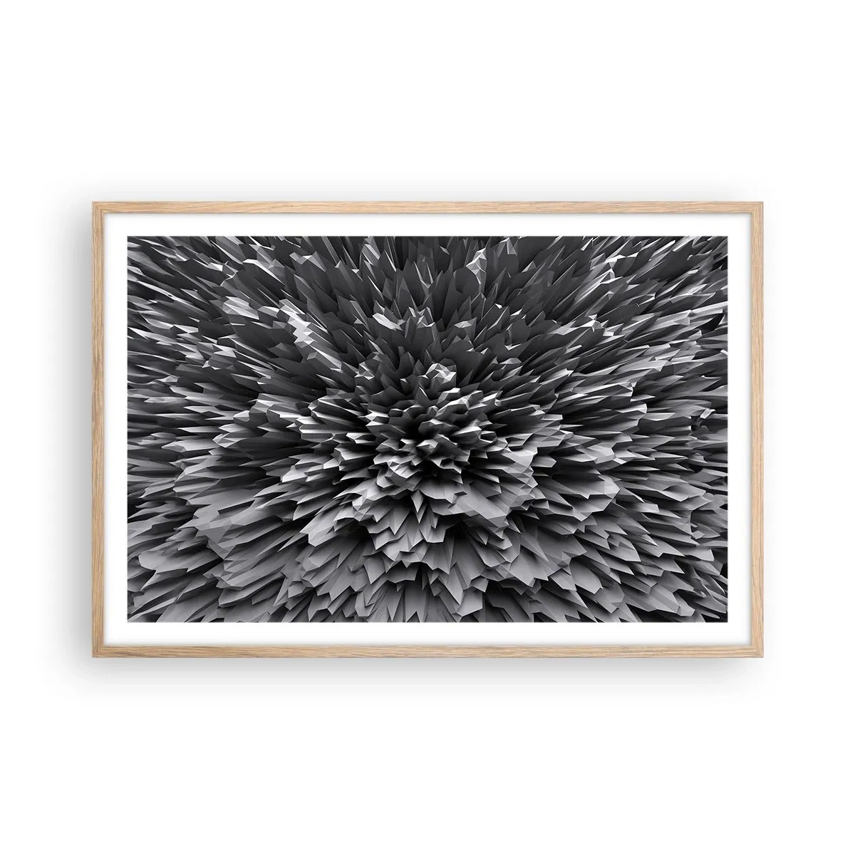 Plakat w ramie jasny dąb - Już ostrzej się nie da - 91x61 cm