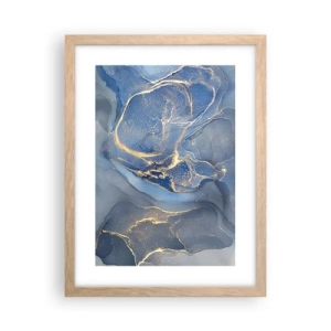 Plakat w ramie jasny dąb - Złoty pył - 30x40 cm