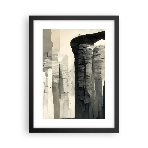 Plakat w czarnej ramie - Majestat antyku - 30x40 cm