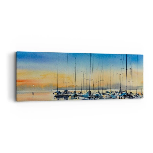 Obraz na płótnie - Koniec dobrego dnia - 90x30 cm