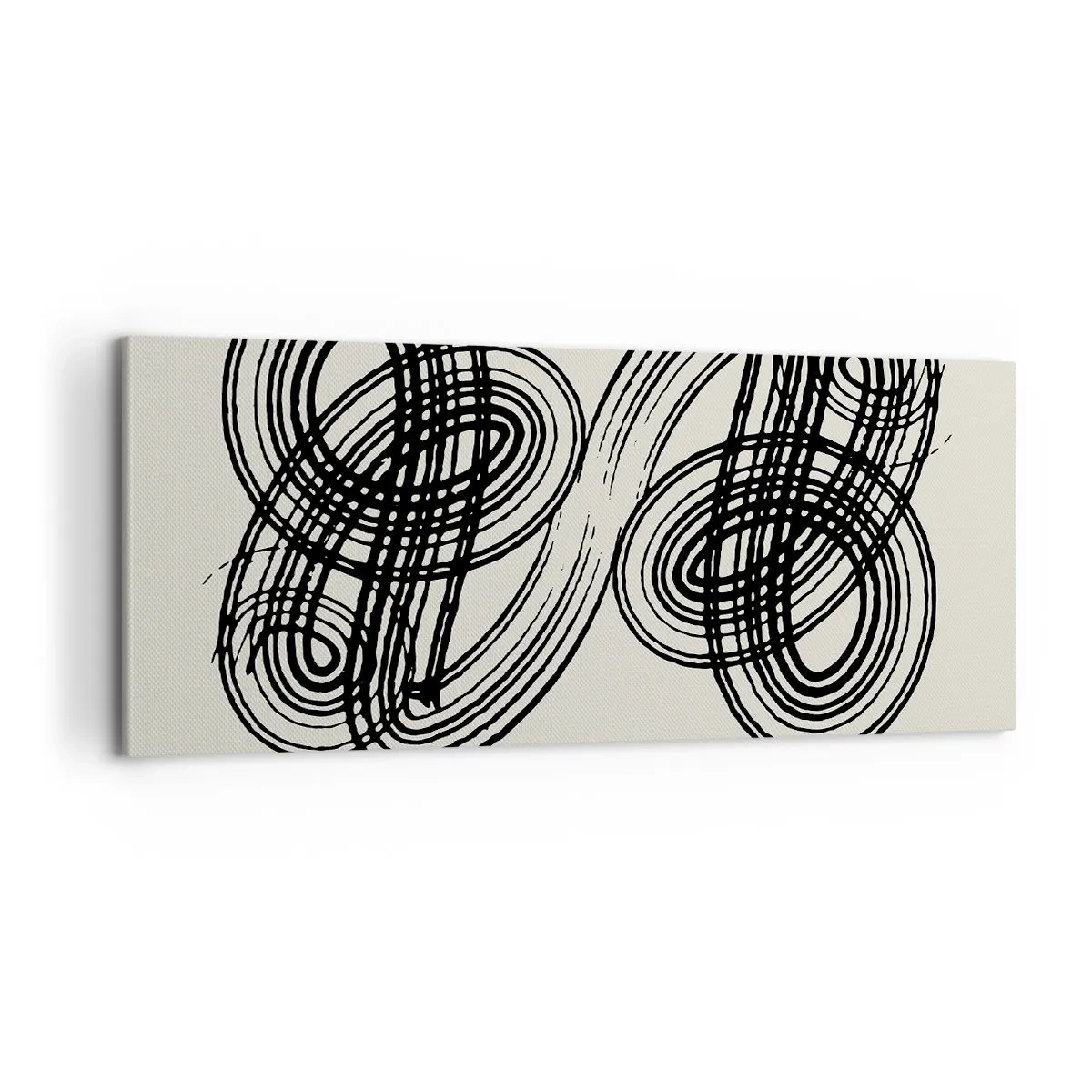 Obraz na płótnie - Wyszło spontanicznie - 100x40 cm