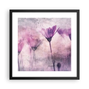 Plakat w czarnej ramie - Sen kwiatów - 40x40 cm