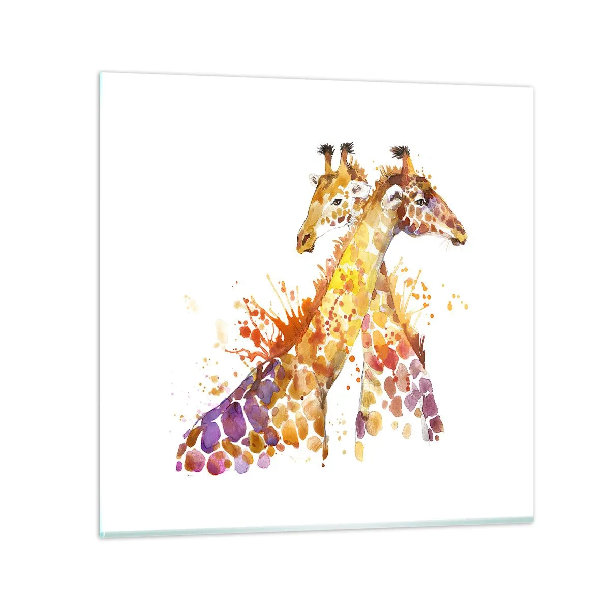 Obraz na szkle - Czy to jest przyjaźń czy to jest kochanie? - 60x60 cm