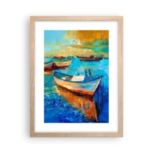 Plakat w ramie jasny dąb - W południowej zatoce - 30x40 cm