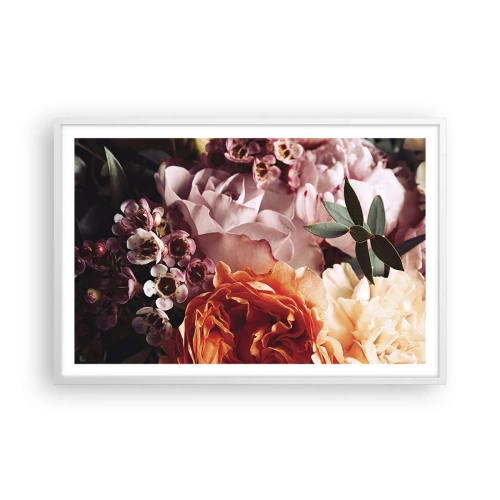 Plakat w białej ramie - Otulone pięknem - 91x61 cm
