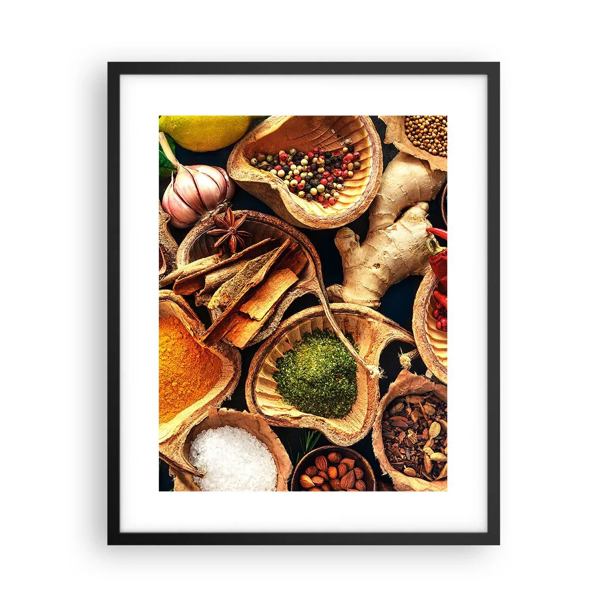 Plakat w czarnej ramie - Bierz, co chcesz - 40x50 cm