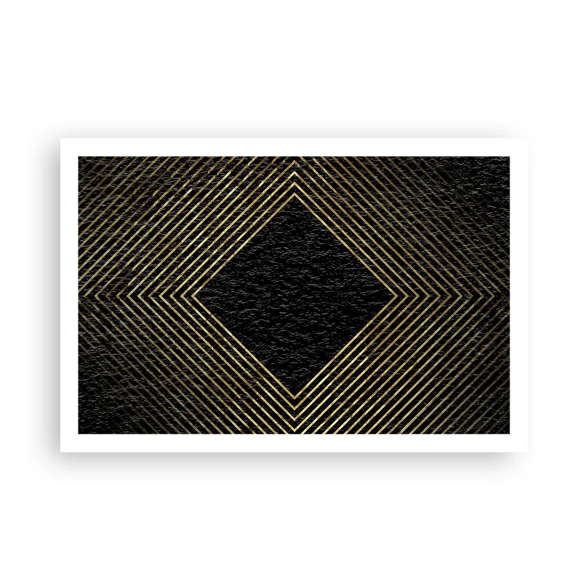 Plakat - Geometria w stylu glamour - 91x61 cm