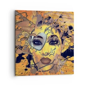 Obraz na płótnie - Słoneczna piękność - 70x70 cm