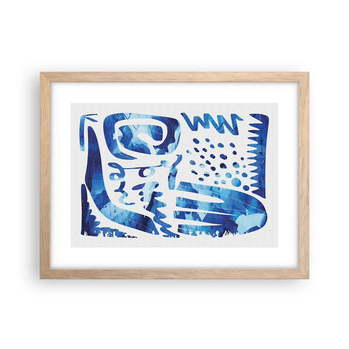 Plakat w ramie jasny dąb - Powrót do korzeni - 40x30 cm