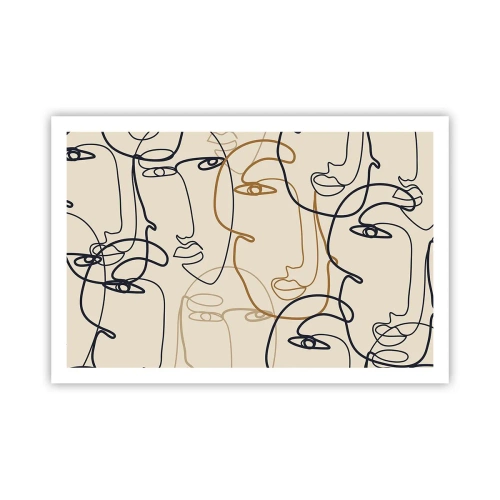 Plakat - Portret zwielokrotniony - 91x61 cm