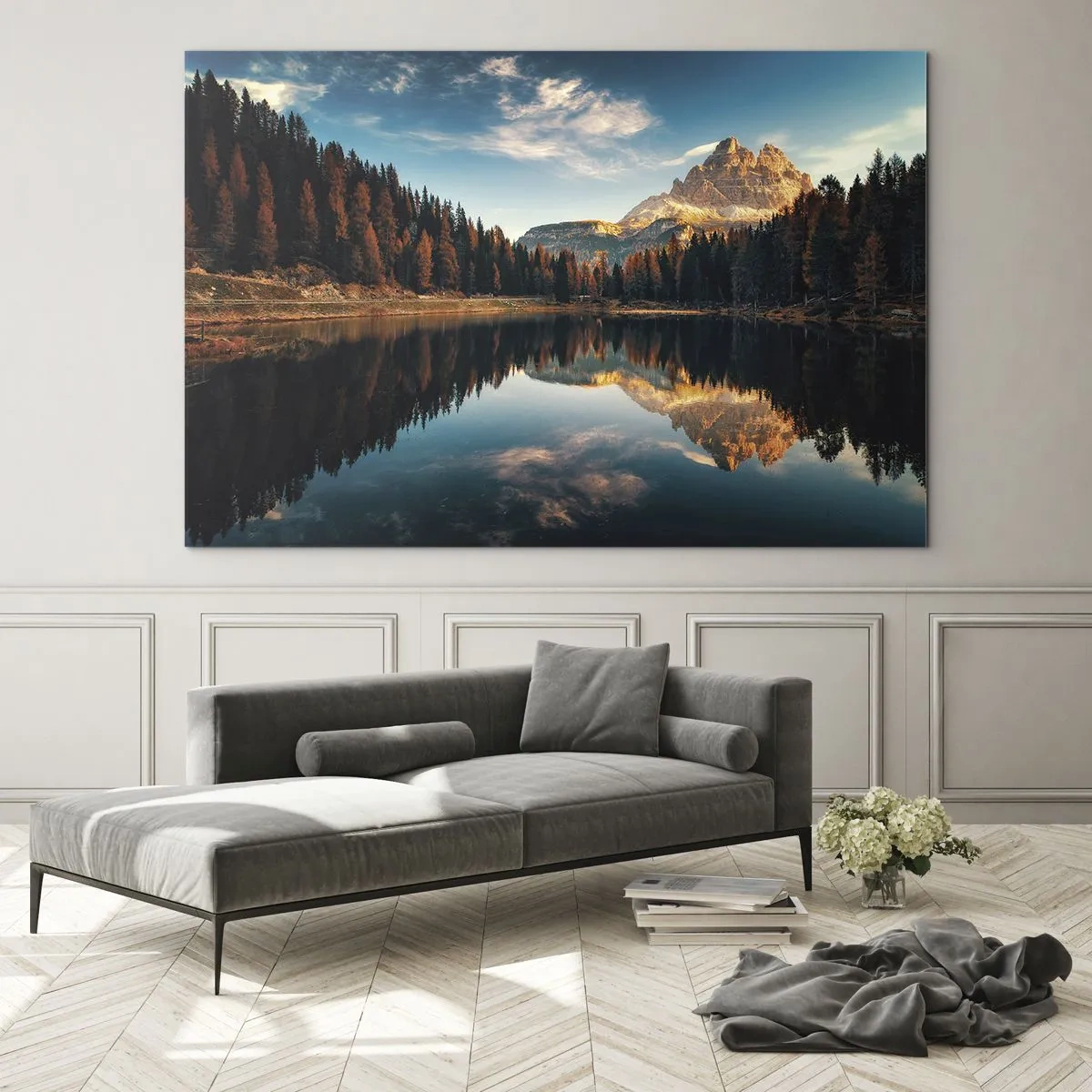 Obraz na szkle - Pejzaż podwójny - 100x70cm - Pejzaż podwójny - Nowoczesna dekoracja ścienna do salonu, kuchni i sypialni ARTTOR