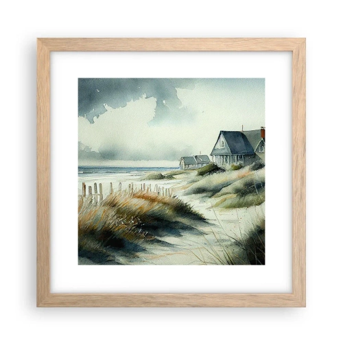 Plakat w ramie jasny dąb - Z dala od zgiełku - 30x30 cm