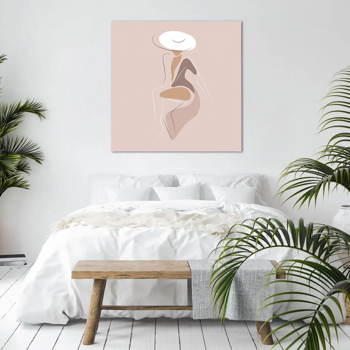 Obraz na płótnie - Damą być - 40x40 cm