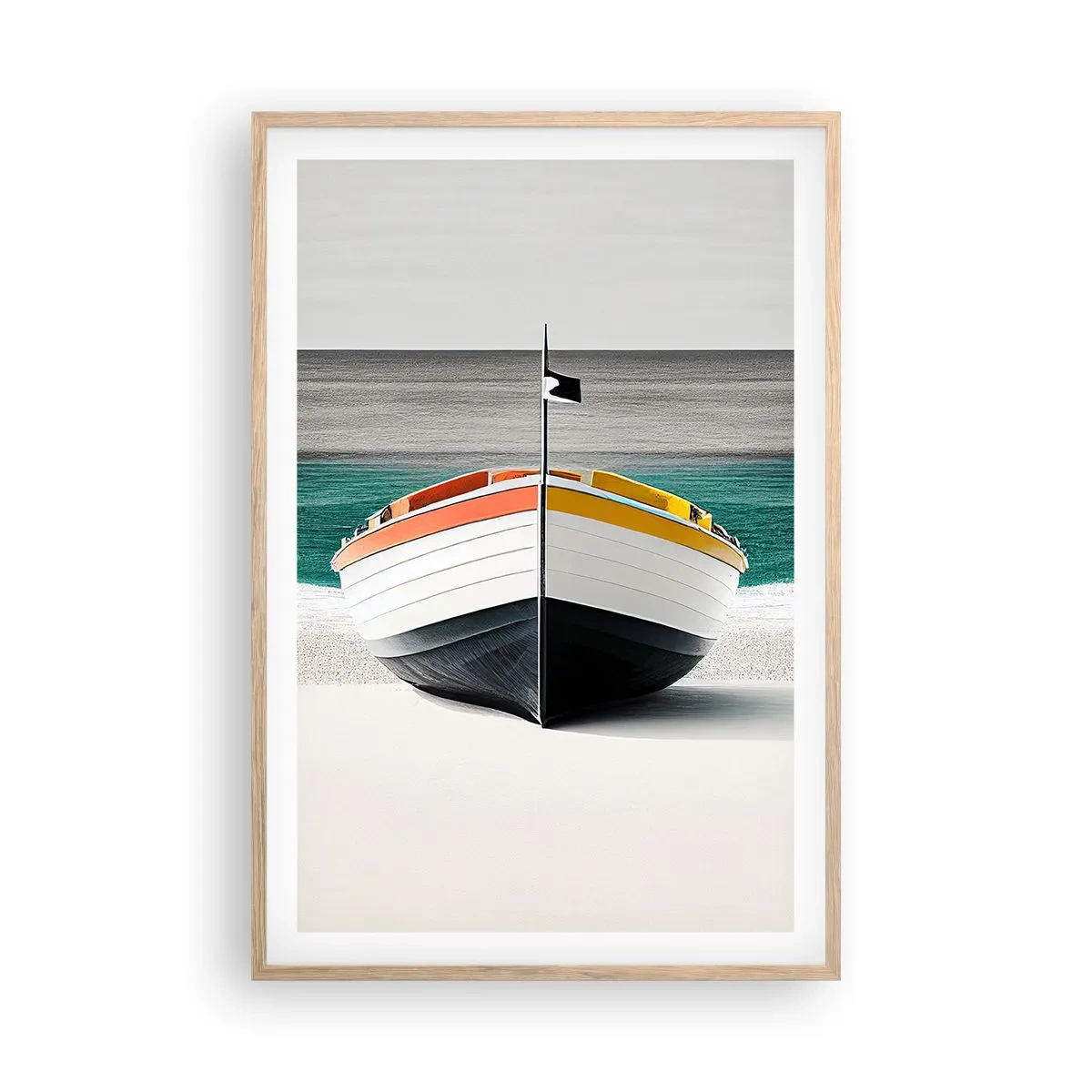 Plakat w ramie jasny dąb - Na swoim miejscu - 61x91 cm
