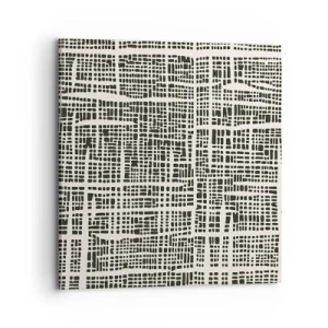 Obraz na płótnie - Kompozycja utkana - 70x70 cm
