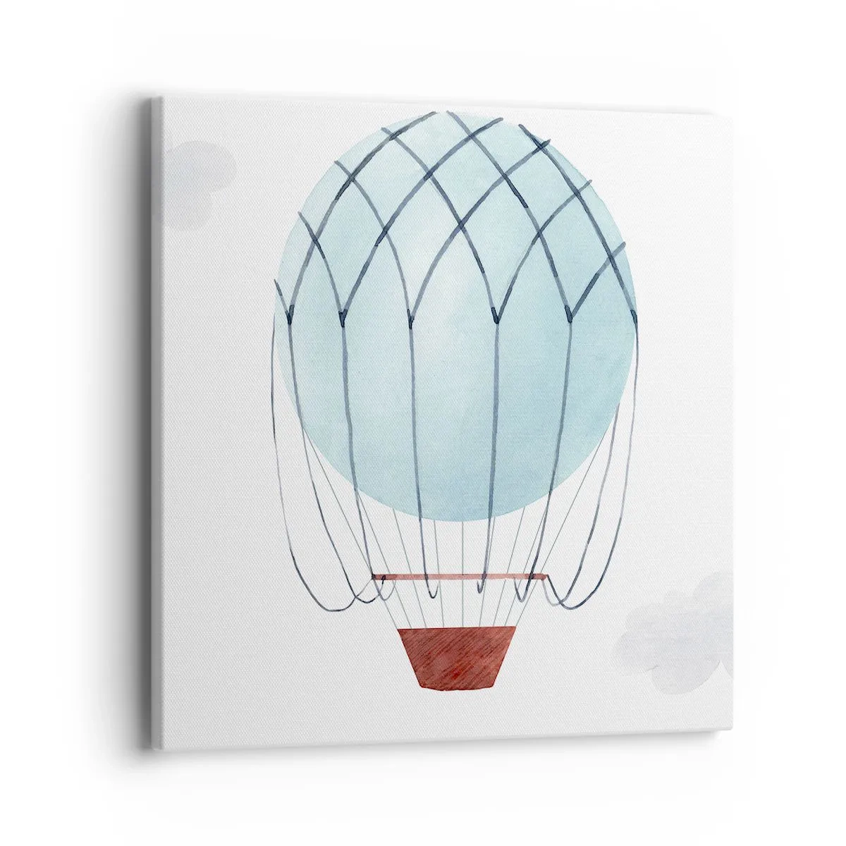 Obraz na płótnie - Cały w chmurach - 40x40 cm