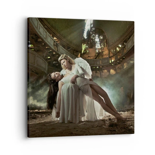 Obraz na płótnie - Duch starego teatru - 30x30 cm