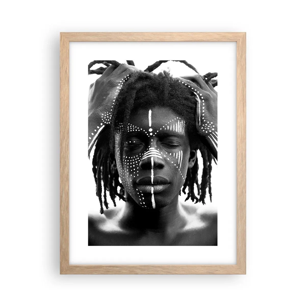 Plakat w ramie jasny dąb - Gdzie jesteś? - 30x40 cm