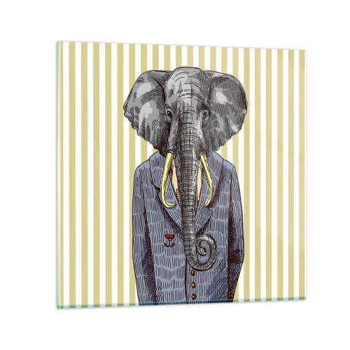 Obraz na szkle - Elegancki z natury - 30x30 cm