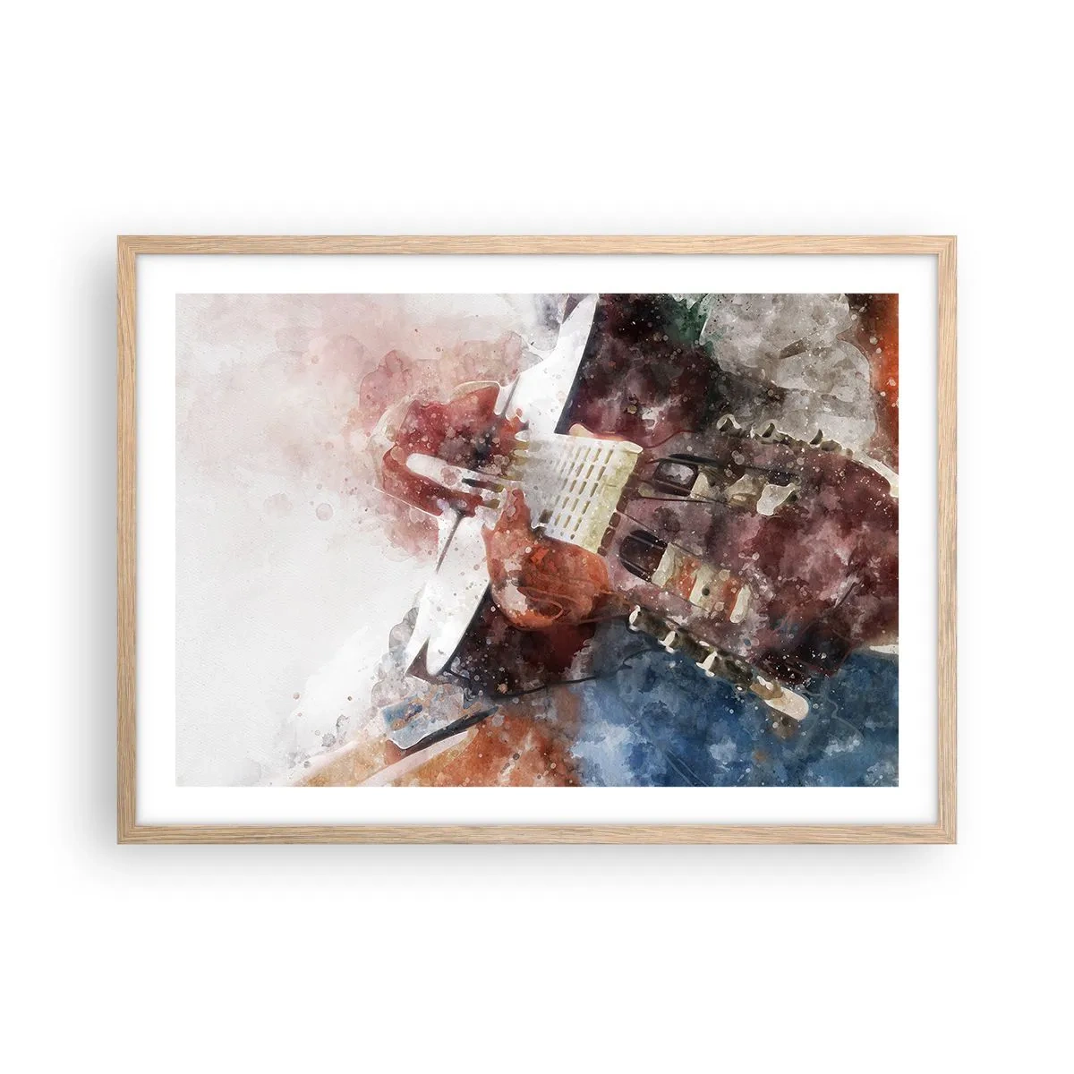 Plakat w ramie jasny dąb - I co o tym myślisz? - 70x50 cm