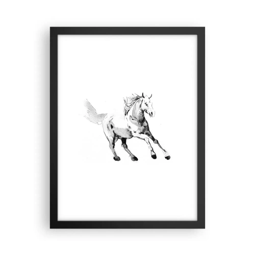 Plakat w czarnej ramie - Nieujarzmiona dusza - 30x40 cm