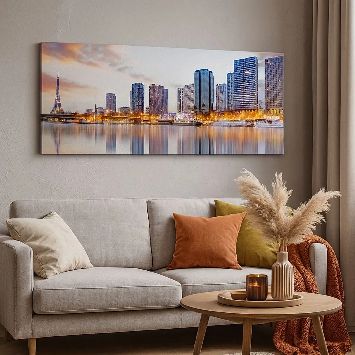 Obraz na płótnie - Monumentalny spokój Paryża - 100x40 cm