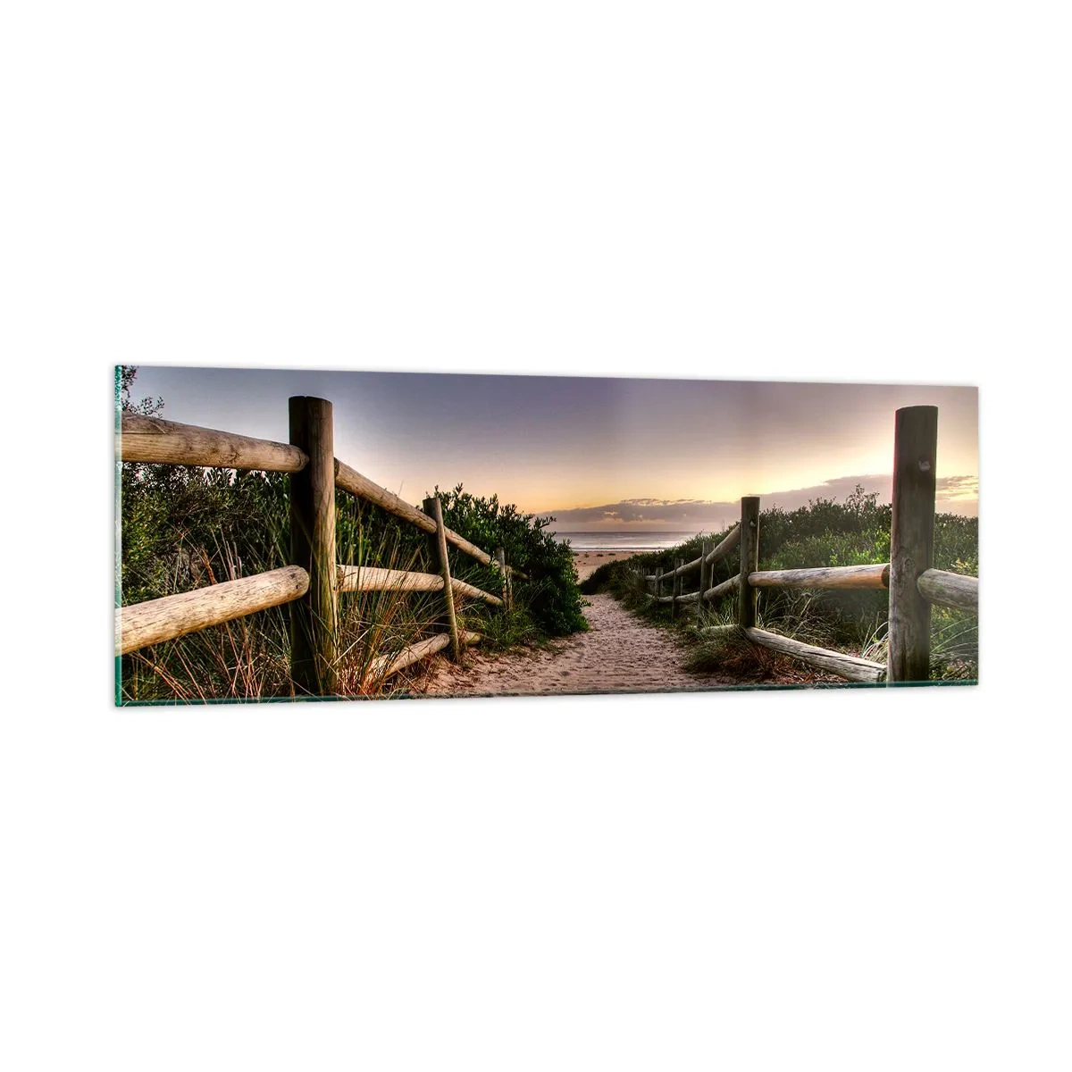 Obraz na szkle - Już widać cel - 90x30 cm