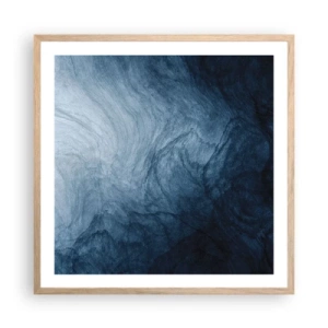 Plakat w ramie jasny dąb - W głąb sięgnąć - 60x60 cm
